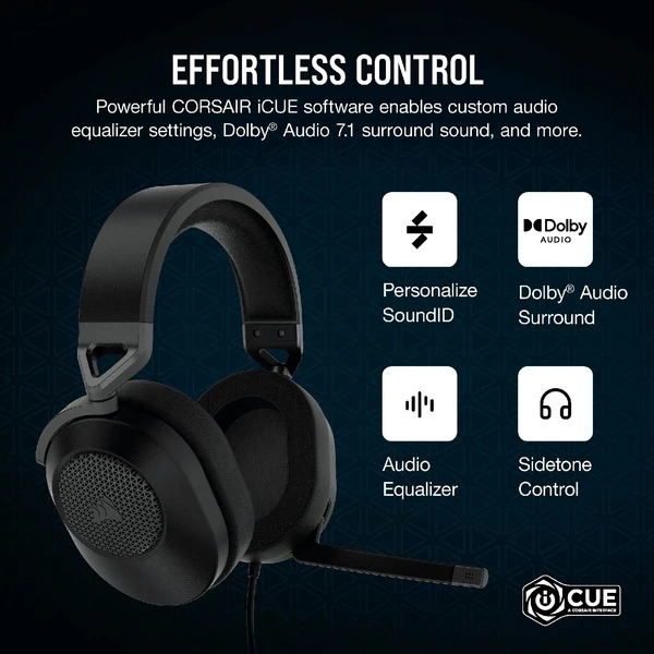 Corsair HS65 Wireless, Gaming-Headset – Bild 8
