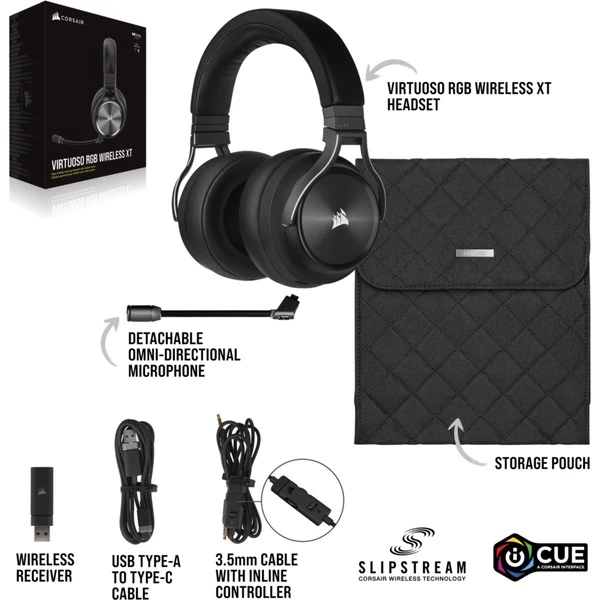 Corsair Virtuoso RGB Wireless XT, Gaming-Headset – Bild 10