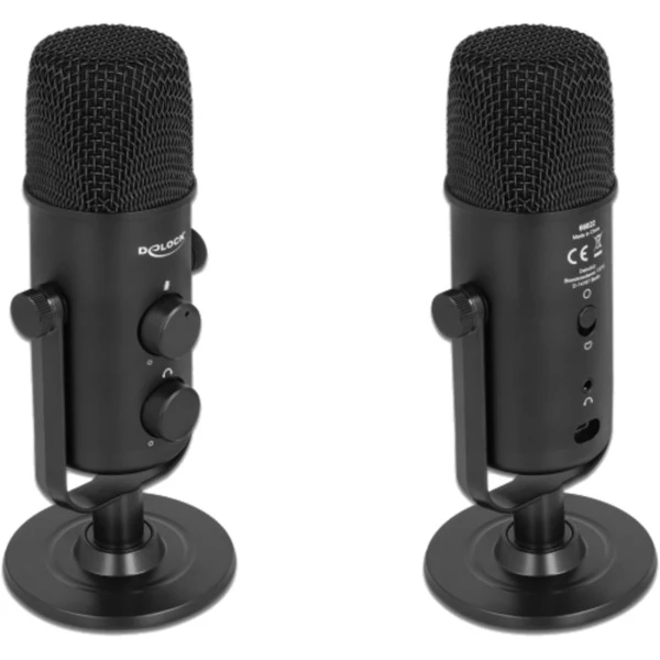 DeLOCK Multifunktionales Doppelkapsel USB Mikrofon – Bild 3