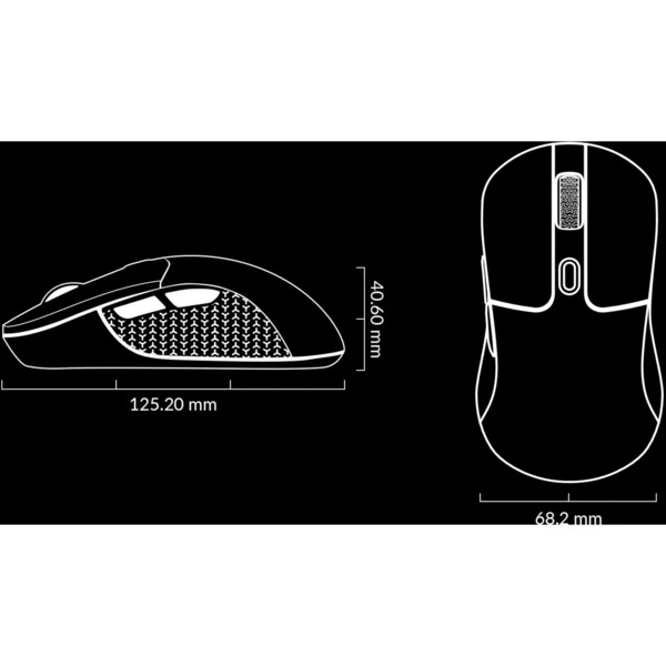 Keychron M3 Wireless 4K-Version, Gaming-Maus – Bild 3