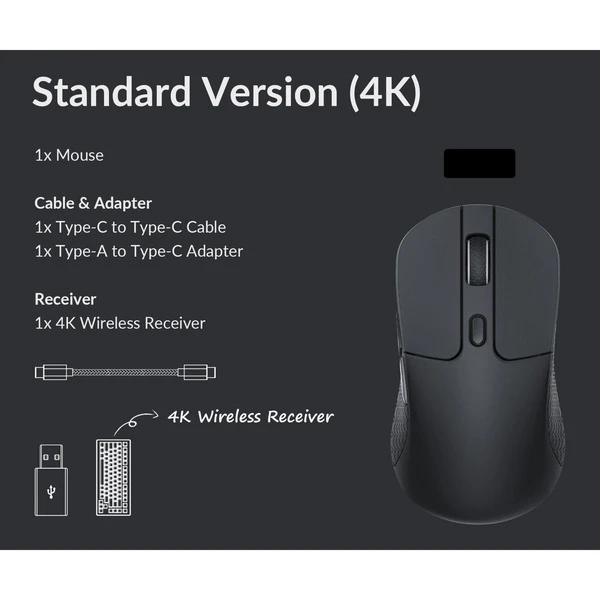 Keychron M3 Wireless 4K-Version, Gaming-Maus – Bild 7