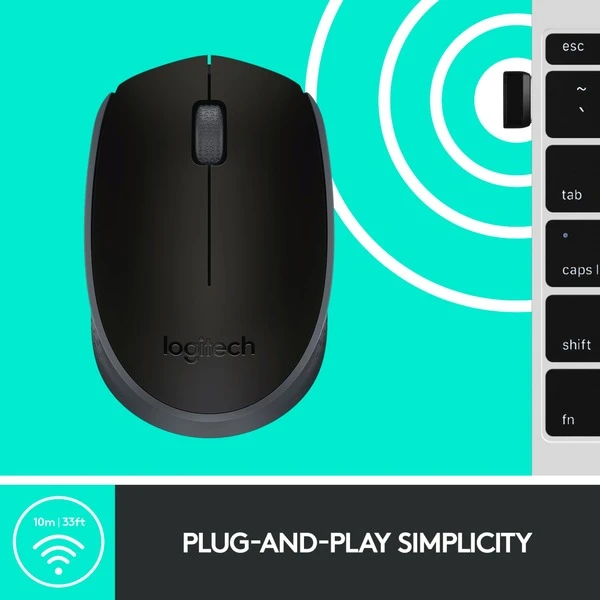 Logitech M171 Wireless, Maus – Bild 6