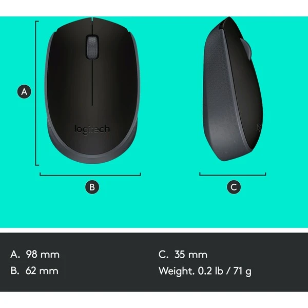 Logitech M171 Wireless, Maus – Bild 9