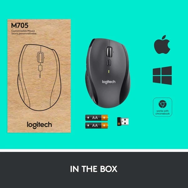 Logitech Wireless Mouse M705, Maus – Bild 9