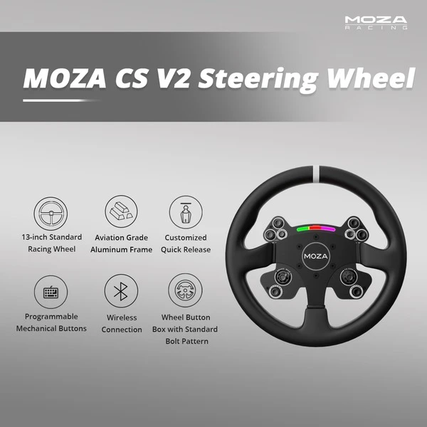 MOZA CS V2 Steering Wheel, Lenkrad – Bild 4