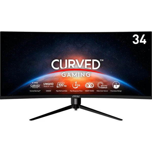 MSI Optix MAG342CQPVDE, Gaming-Monitor – Bild 2