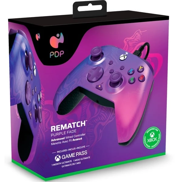 PDP Rematch Advanced Wired Controller - Purple Fade, Gamepad – Bild 8