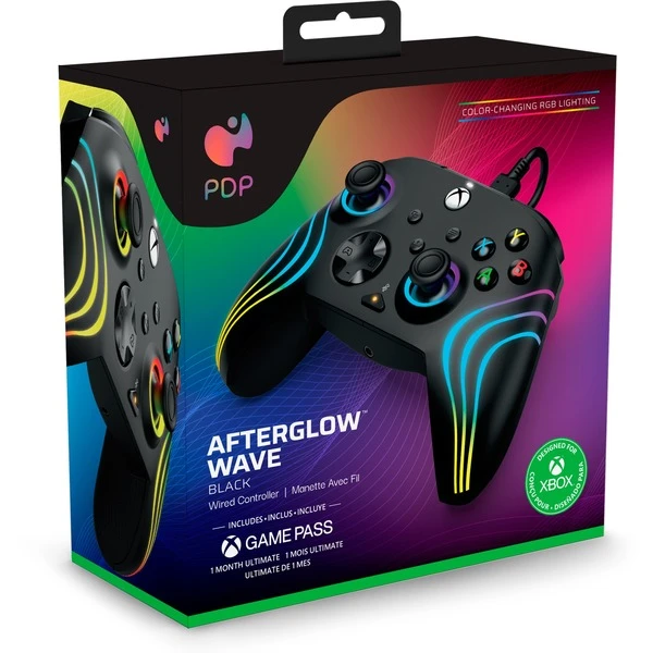 PDP Wired Controller - Afterglow Wave, Gamepad – Bild 8